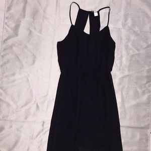 Divided Long black maxi dress